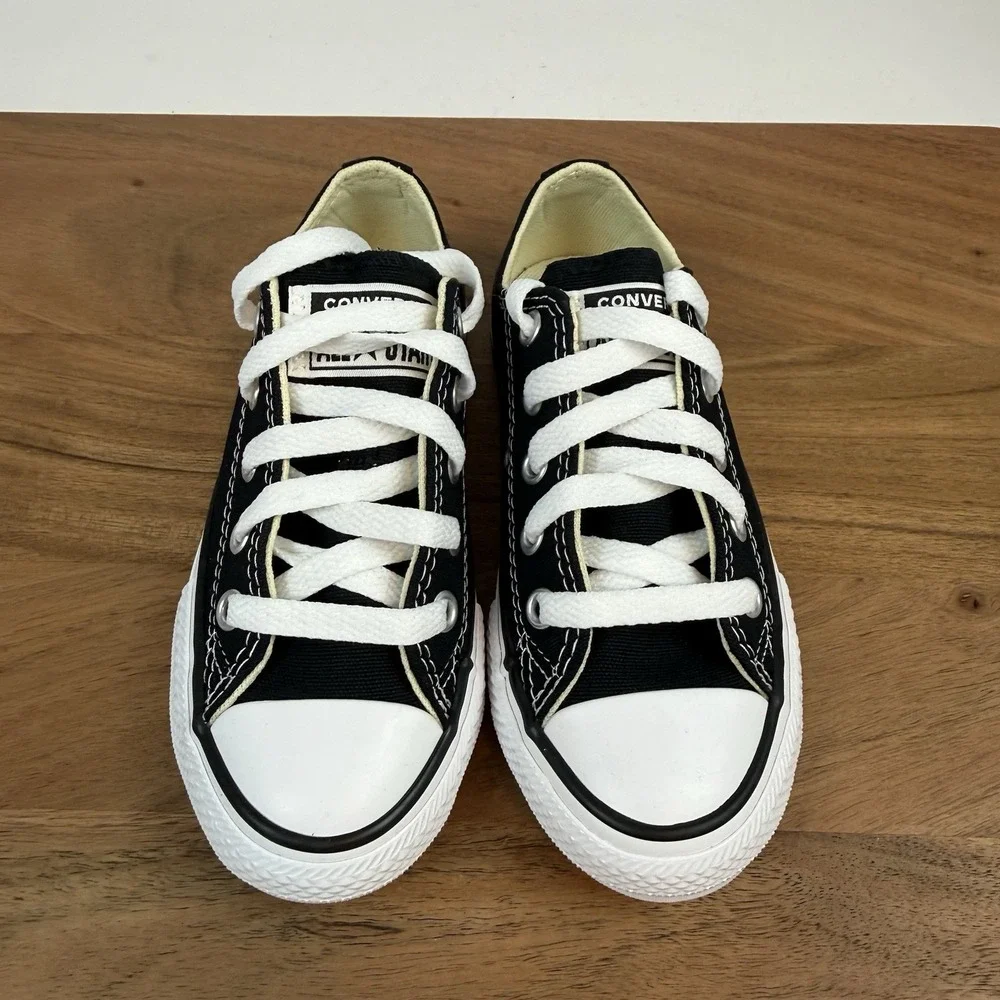 New NIB Little Kids Converse Chuck Taylor All‎ Star OX Black Sneaker 11 C